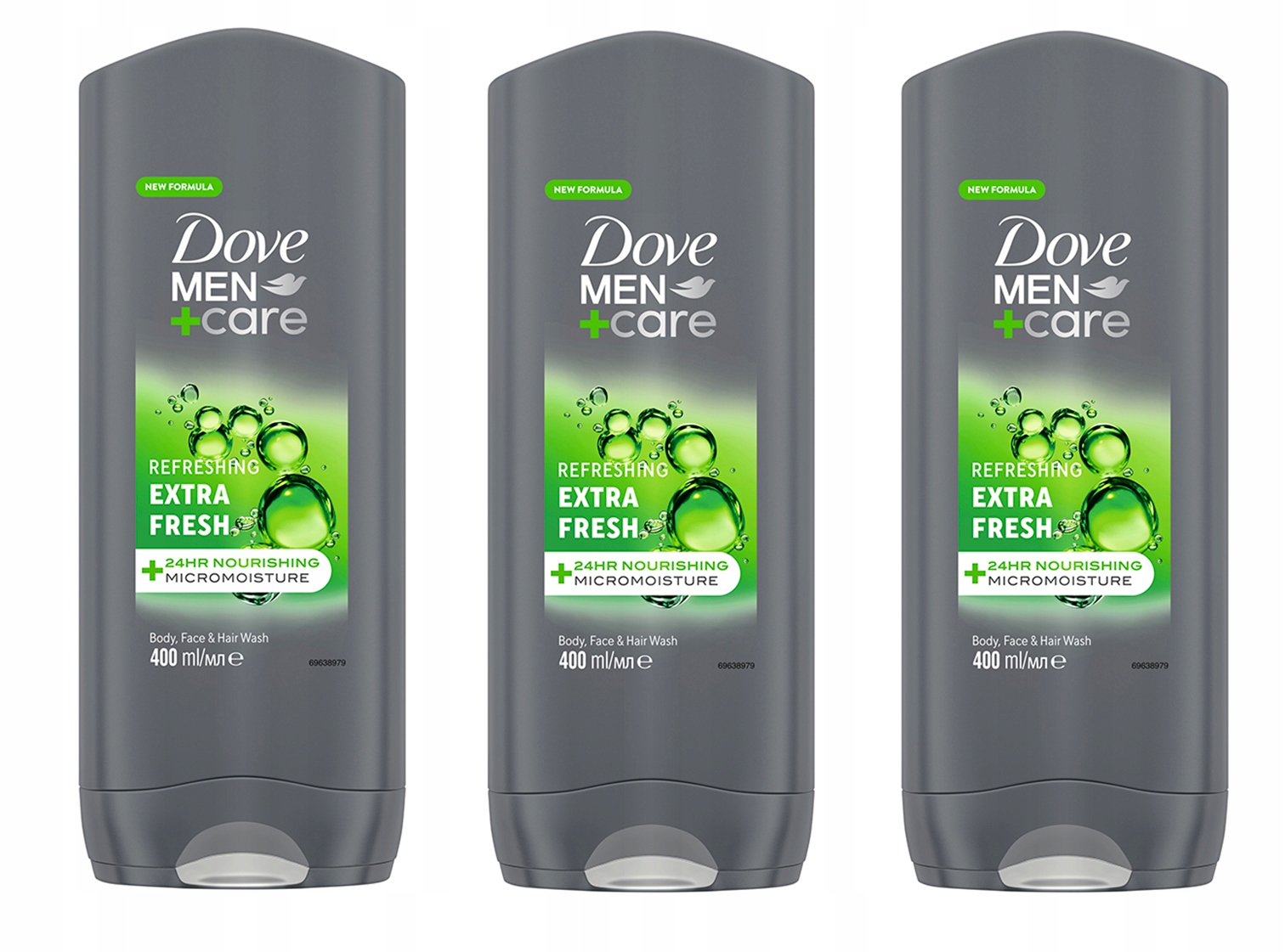 Dove Men Extra Fresh Sprchový gel pro muže 400 ml