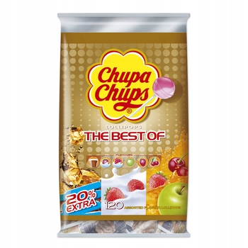 1x 1,44 kg Chupa Chups The best of lizaki 120 szt