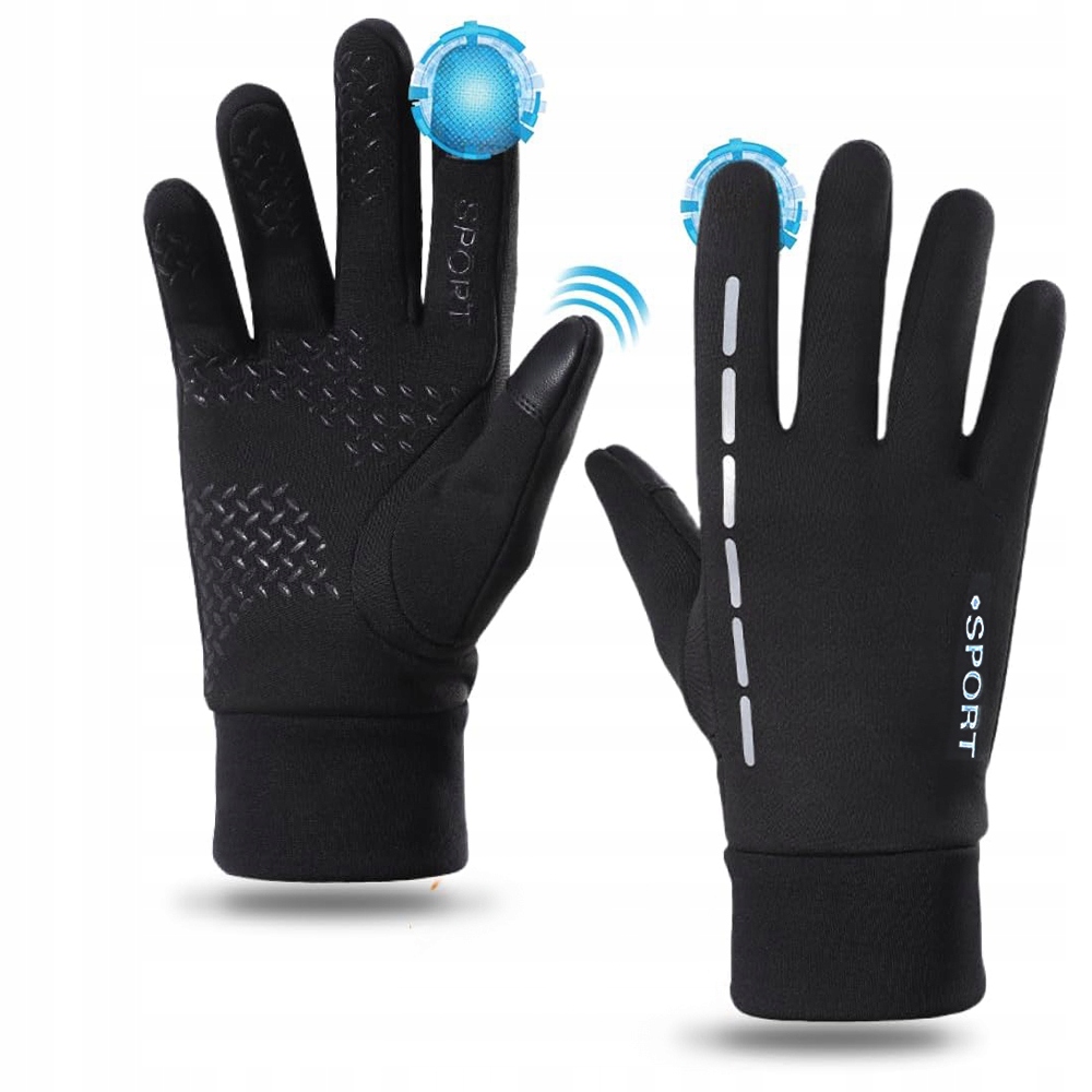 Czapka DLA MĘŻA CHŁOPAKA Z ODBLASKIEM ŚWIATEŁKIEM LED+RĘKAWICZKI DOTYKOWE EAN (GTIN) 5904194680671