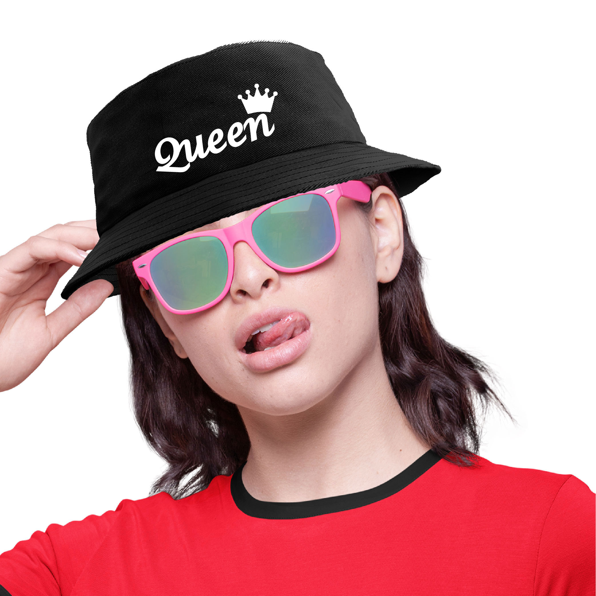 

Modny Kapelusz Bucket Hat Queen Letni Wakacje