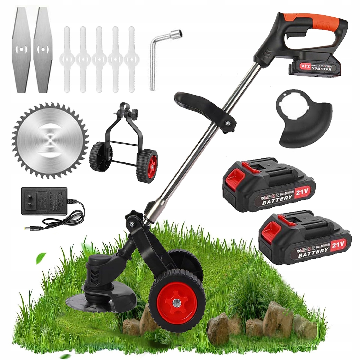 Plevelová Sekačka Elektrický Zastřihovač 3V1 Na Trávy/plevele/větve 800 W
