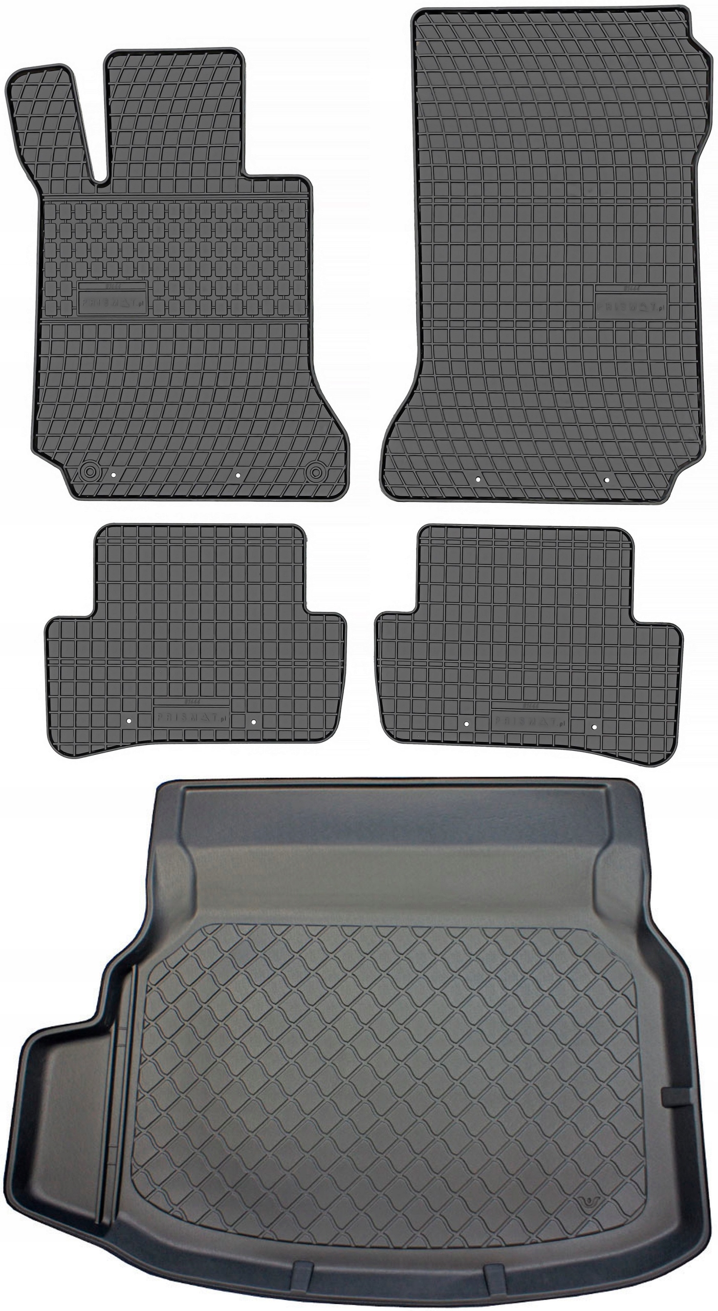 Mercedes C-Klasa W204 Sd 2007-2014 Koberce s rohožou