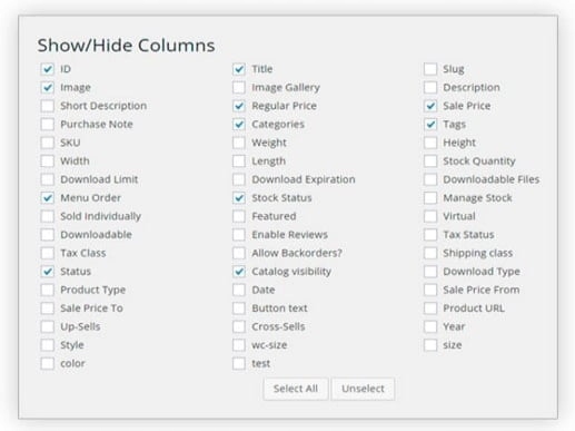 Wtyczka YITH WooCommerce Bulk Product Editing Rodzaj szablony