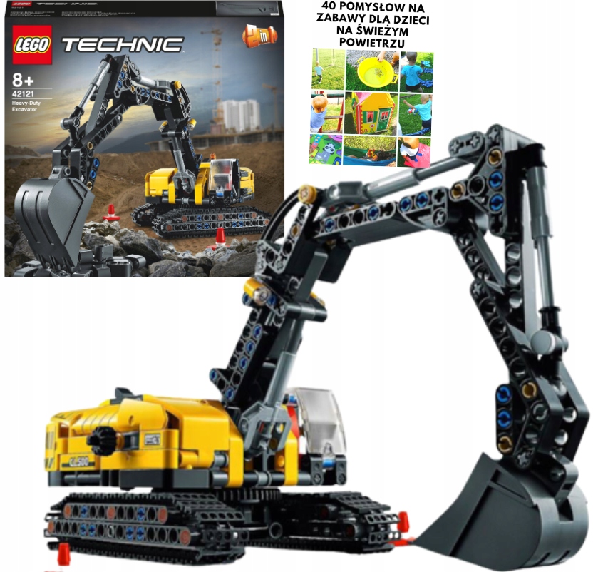 

Lego Technik Zestaw Wytrzymała Koparka 42121