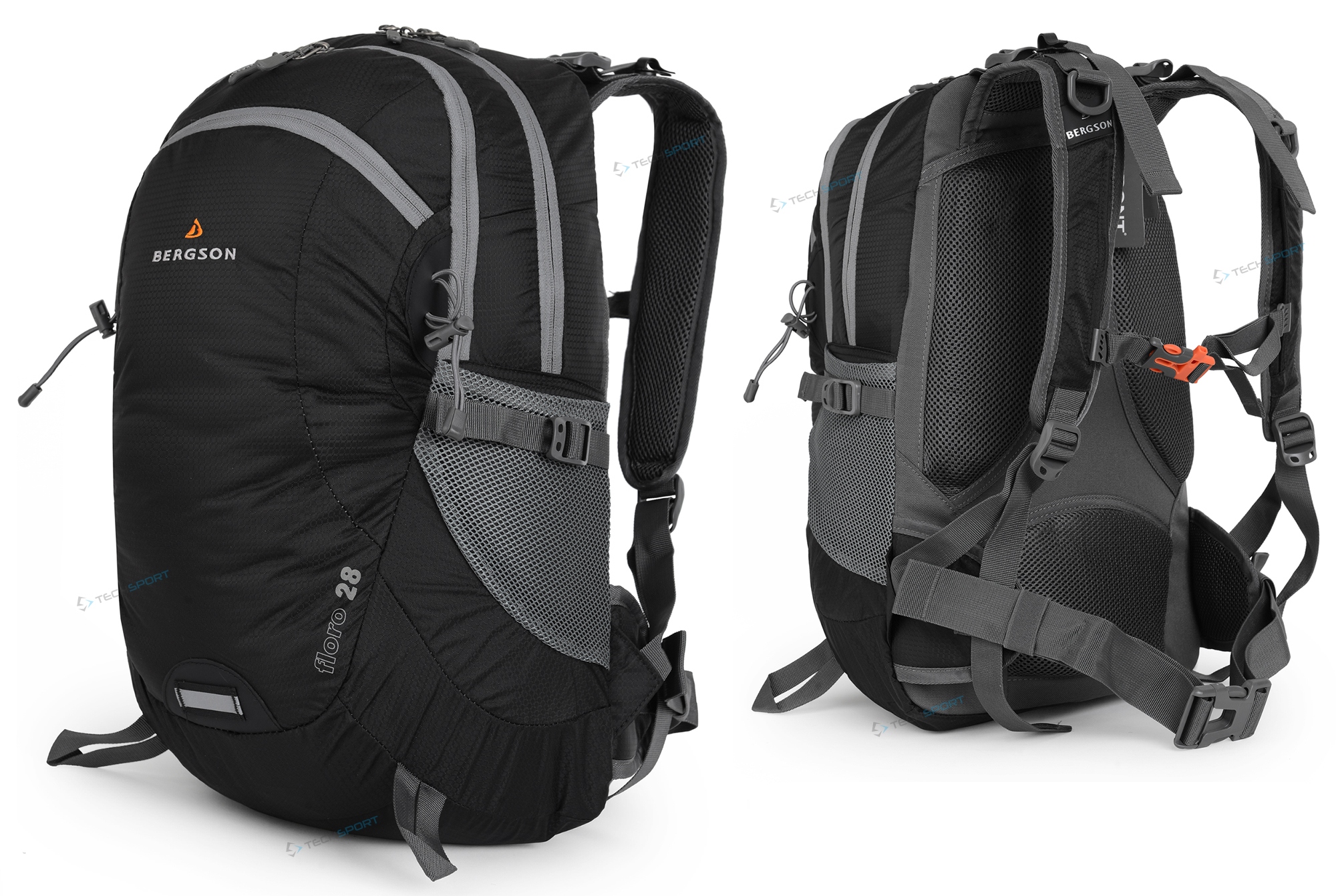 Prostorný Batoh Bergson Floro 28 L, Prodyšná Záda