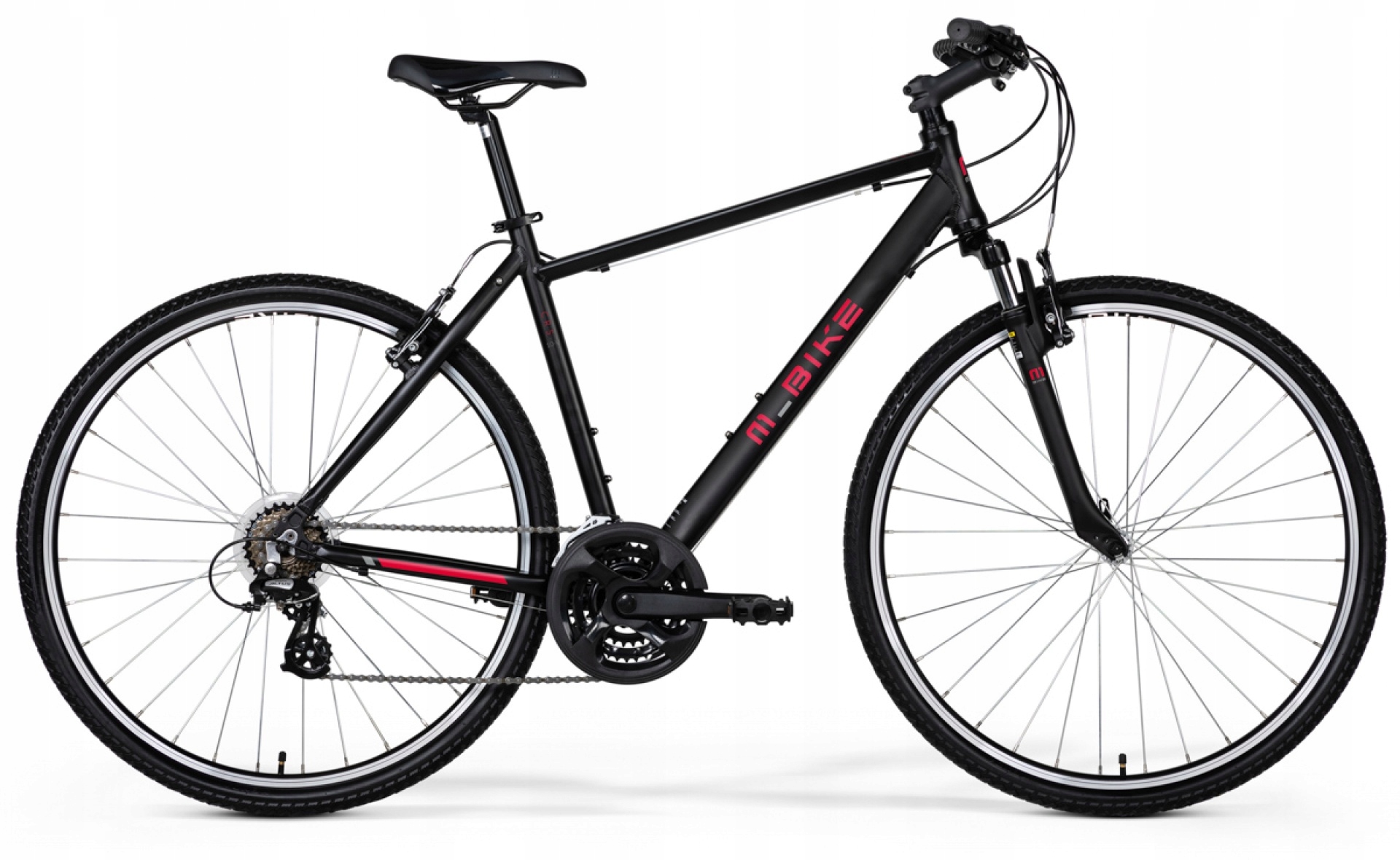 Rower M-bike Crs 10-V Man ML 52cm black red