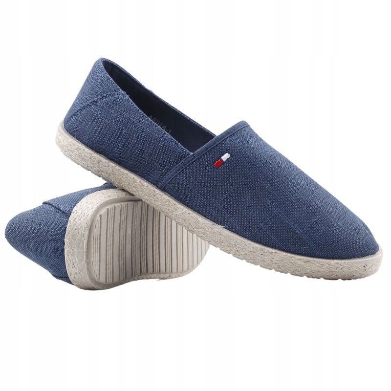 ESPADRYLE MĘSKIE TENISÓWKI TRAMPKI WSUWANE PŁASKIE