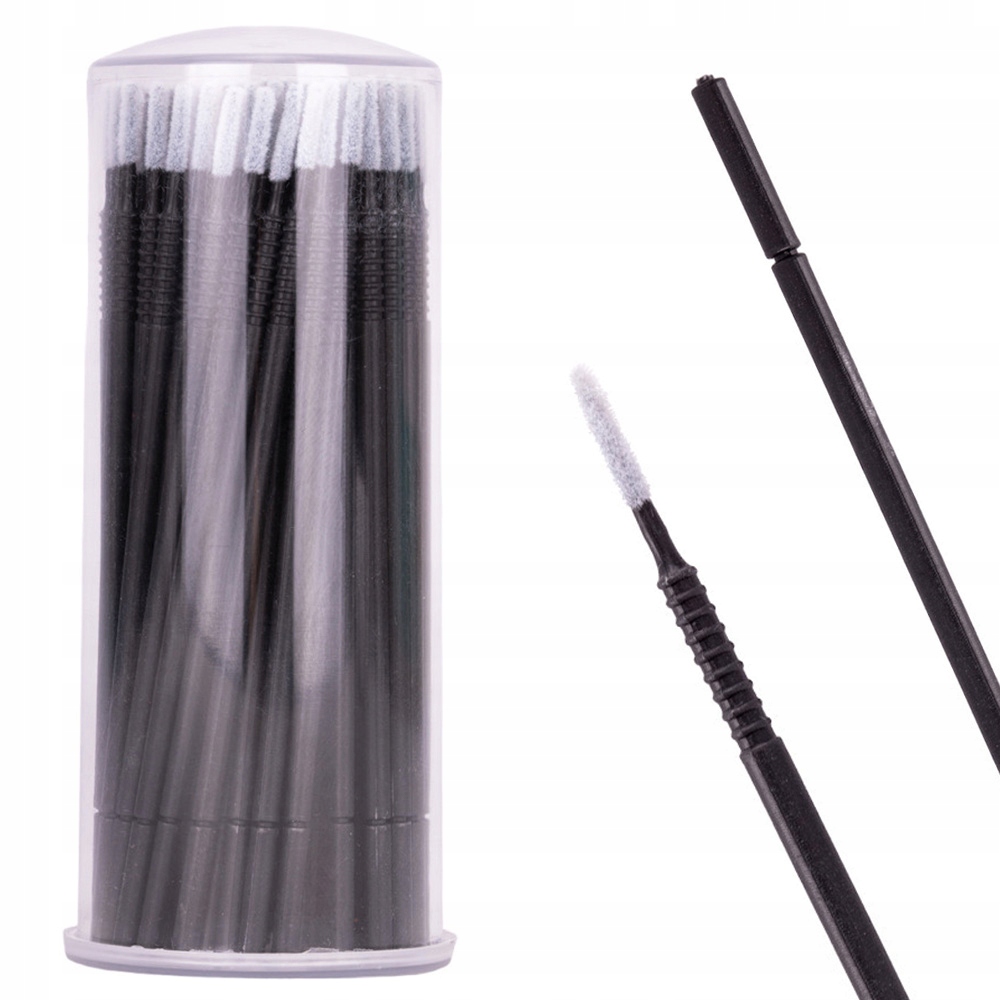 

Aplikatory Włókienkowe Do Rzęs Czarne 100 Szt