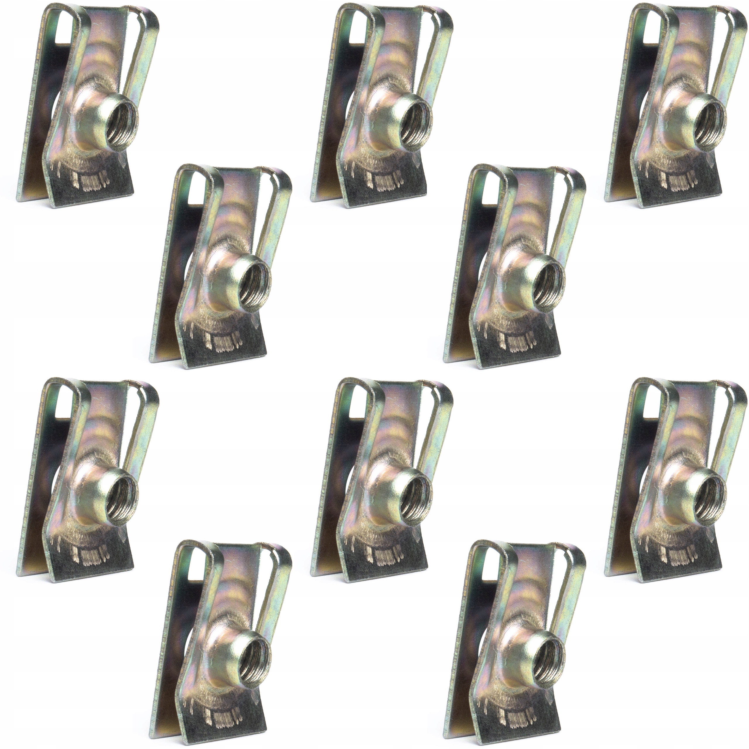 10x BLASZKA MONTAŻOWA UNIWERSALNA SPINKA ŚRUBA M6 VW AUDI SKODA