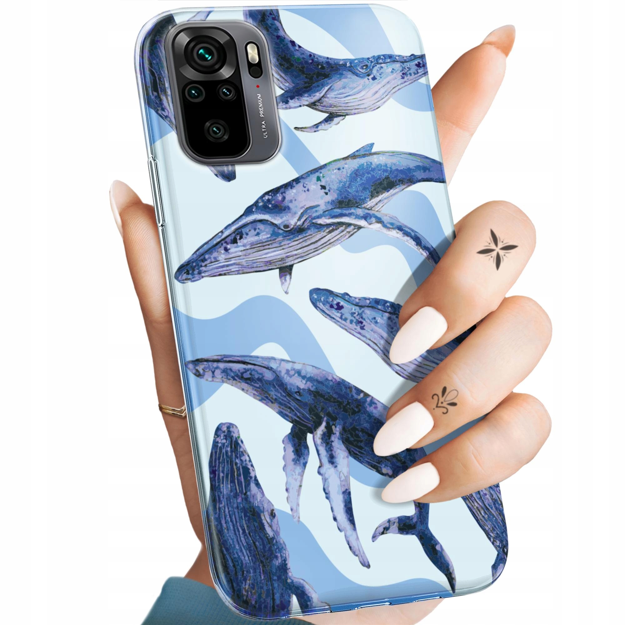 Etui Do Xiaomi Redmi Note 10 Morze Fale Woda Aqua Obudowa Pokrowiec