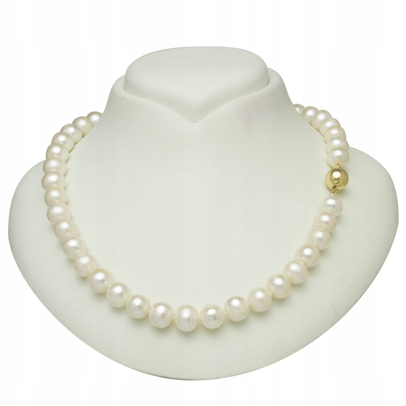 Zlatý Náhrdelník Z Pravých Bílých Perel