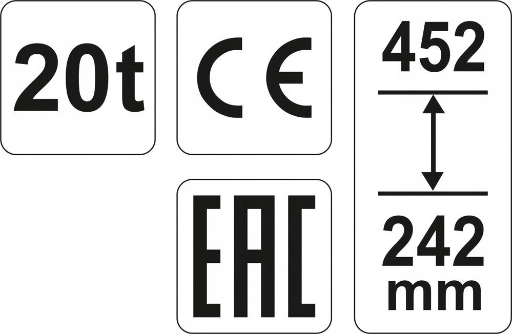 ГИДРАВЛИЧЕСКИЙ ПОДЪЕМНИК 20Т