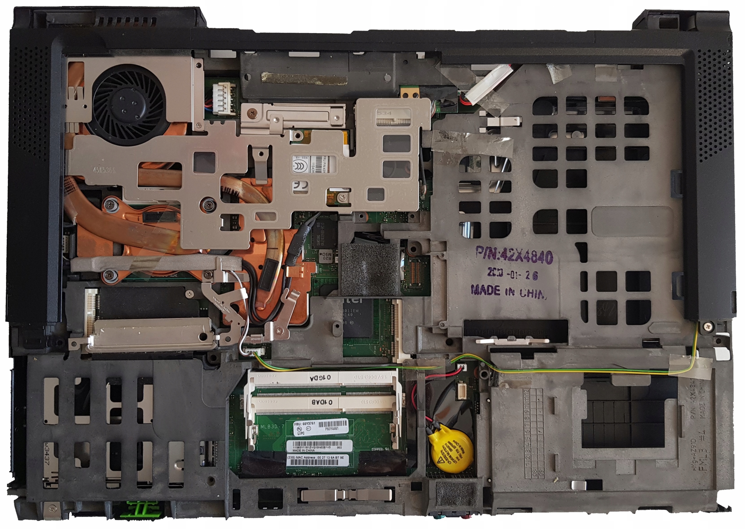 LENOVO T400 R400 płyta główna ATI Radeon HD 3470 procesor P8600