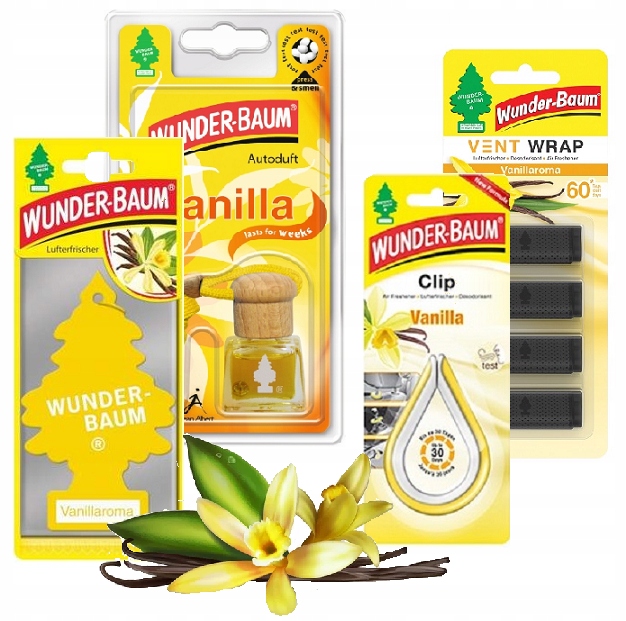 Car air Freshener Wunder Baum - Vanilla, WUNDER-BAUM - MK LED