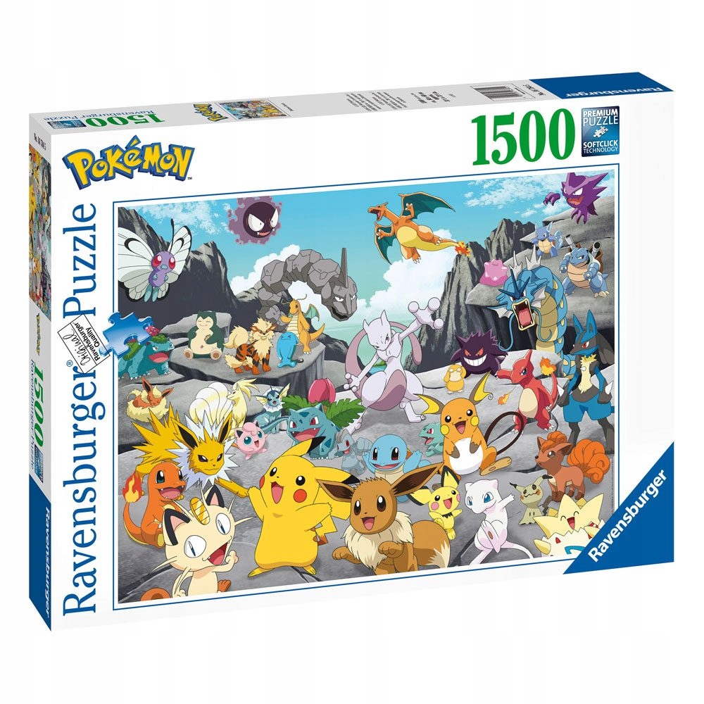 

Pokemon Puzzle 1500 elementów 167845 Ravensburger