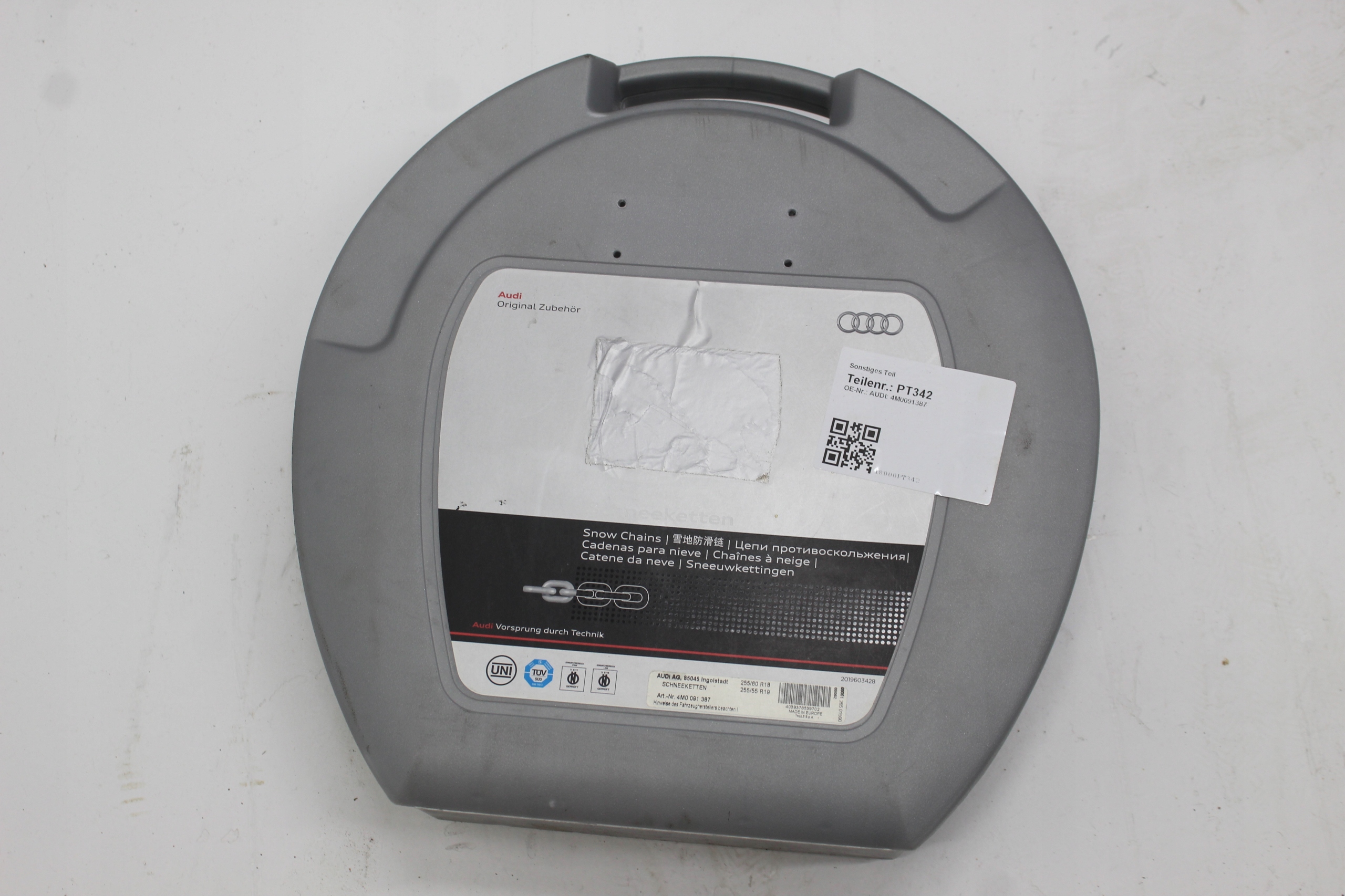 ŁAŃCUCHY ŚNIEGOWE 255/60 R18 255/55 R19 4M0091387 Grupa rozmiarowa KN 500