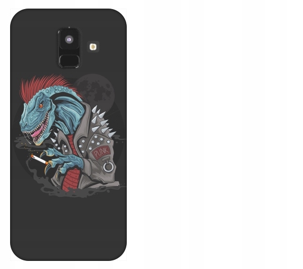 

Etui pokrowiec Samsung Galaxy A6 2018 Punk dinozau
