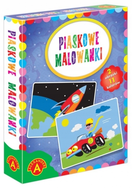 

Piaskowe Malowanki Auto Rakieta (2465)