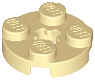

Lego Klocek okrągły 2x2 piaskowy tan 4032 10szt