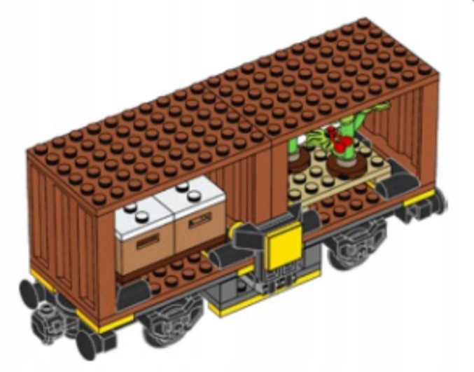 Lego 60336 - wagon z kontenerami