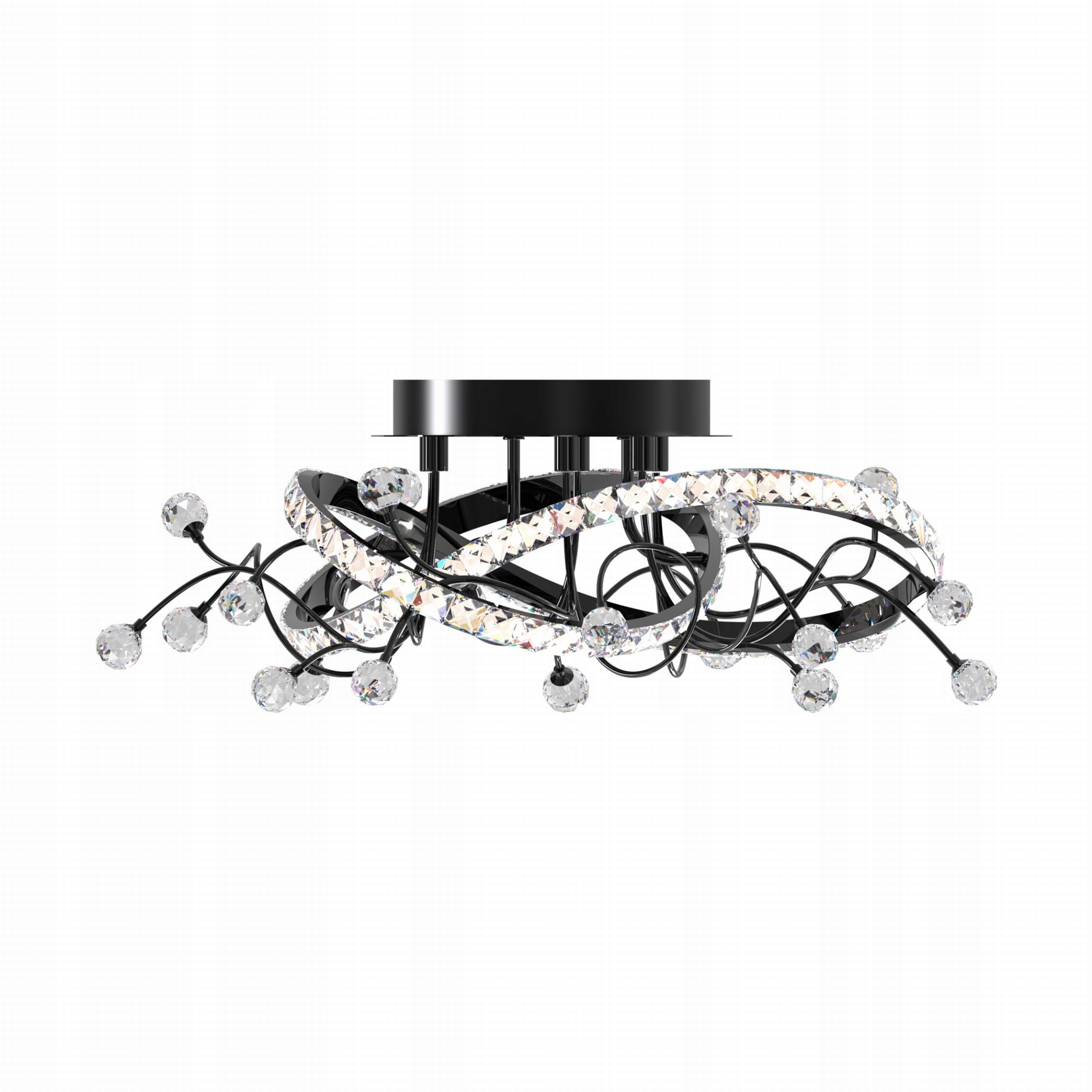 Stropná lampa nepravidelného tvaru ideálna do jedálne Maia Led