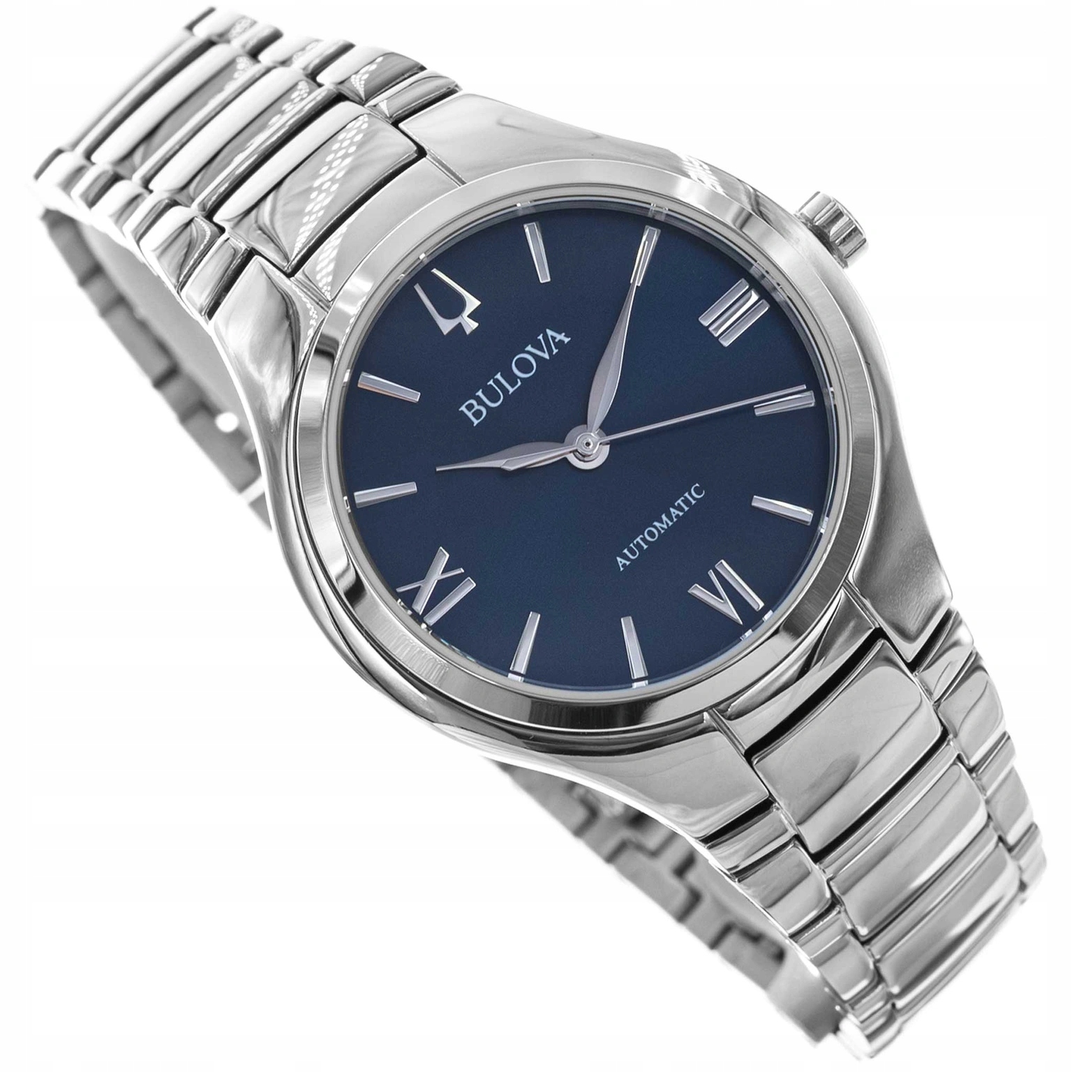 Dámské Hodinky Bulova 96L319 Classic Lady Stříbrné Na Náramku Automat