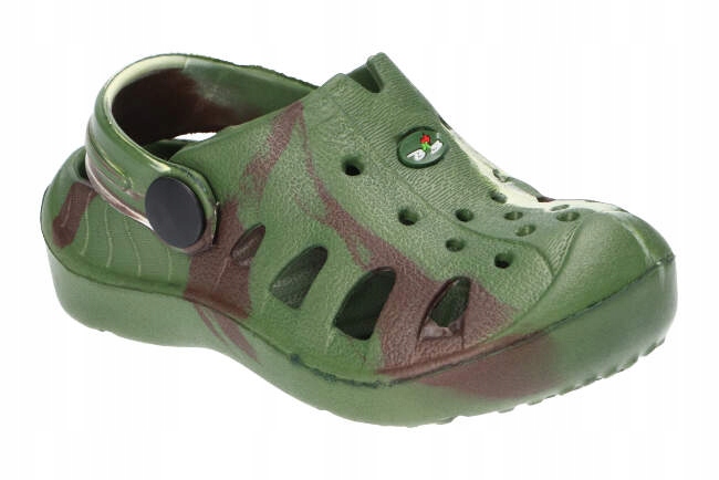 L-630 KLAPKI SANDAŁY PIANKOWE DZIECIĘCE GREEN 28