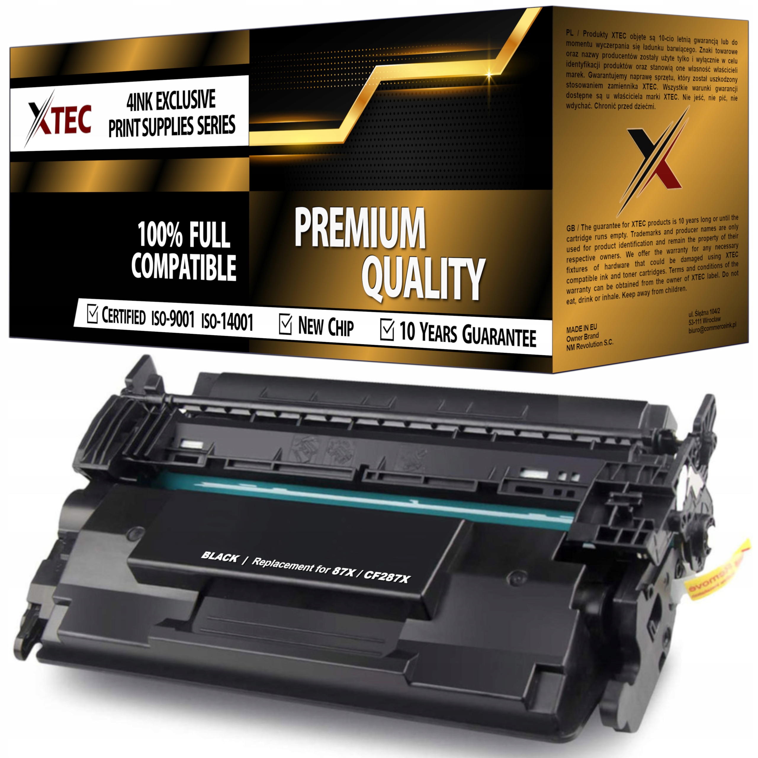 Toner CF287X 87X XL Do Drukarki Hp Laserjet M501 Enterprise M506 M527
