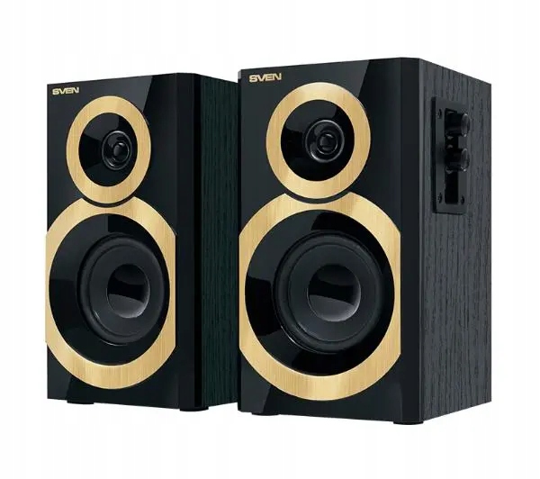 Głośniki komputerowe 2.0 Sven SPS-619 20W Czarno-Złote
