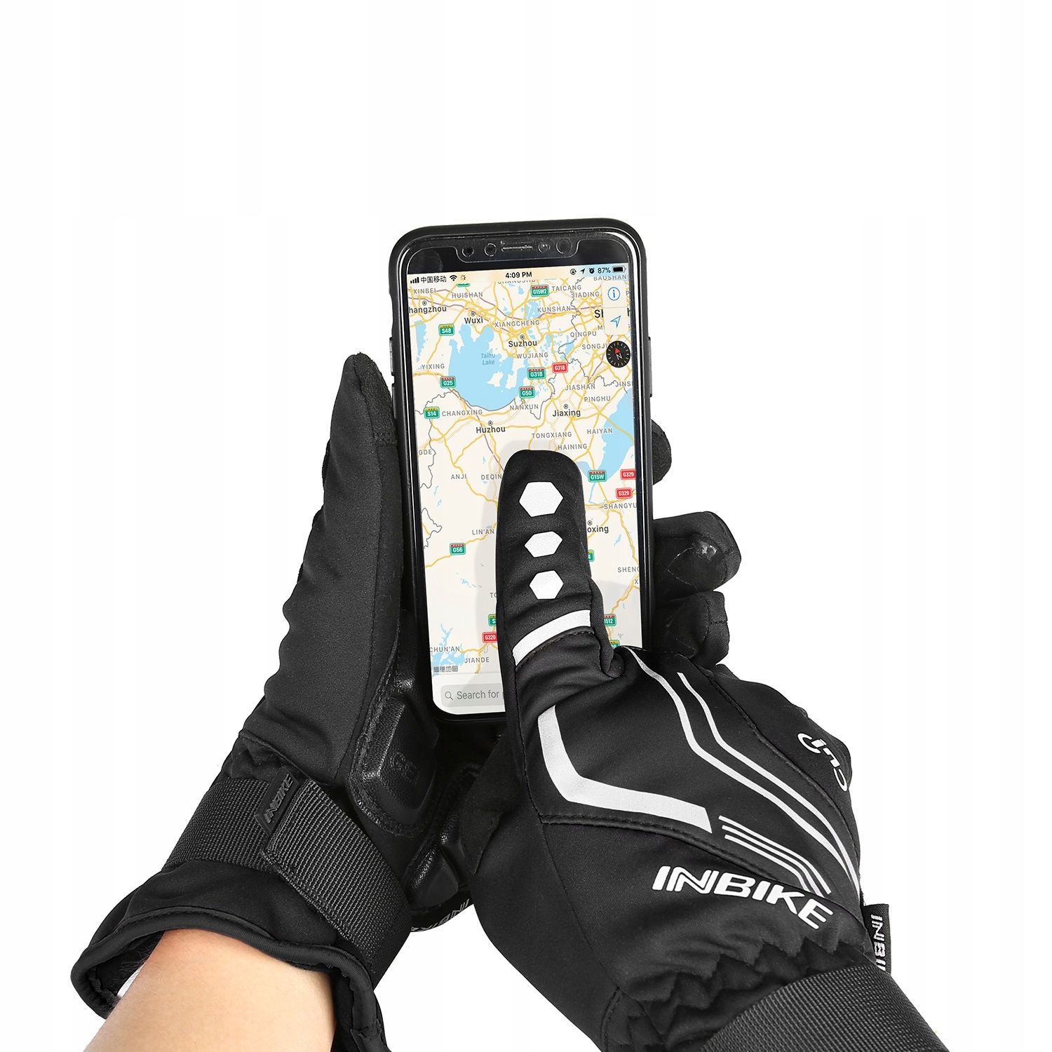 RĘKAWICZKI ROWEROWE ZIMOWE ŻELOWE DOTYKOWE WODOODPORNE DEDYKOWANE PREMIUM M Model RĘKAWICZKI ROWEROWE ZIMOWE ŻELOWE DOTYKOWE