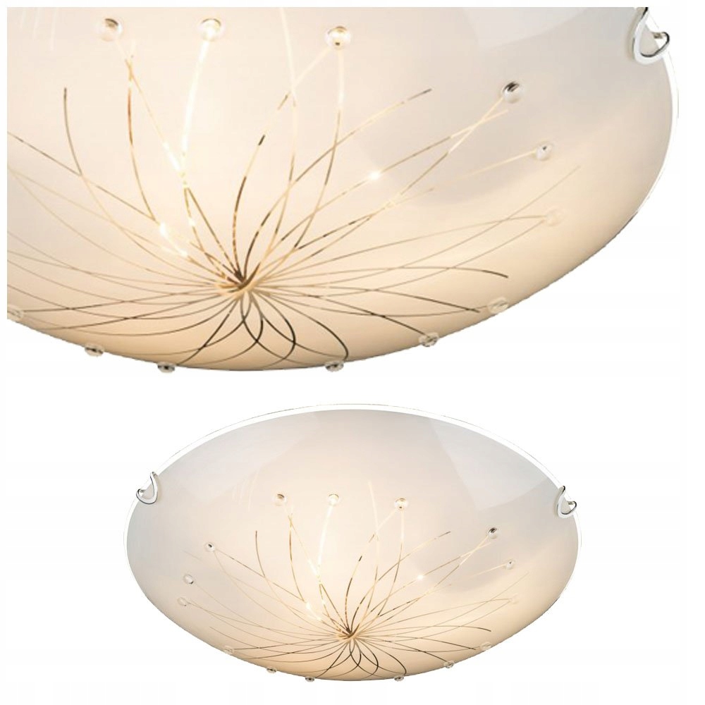 Stropní Svítidlo Calimero I 40402-3 Bílé saténové Sklo Globo Lighting