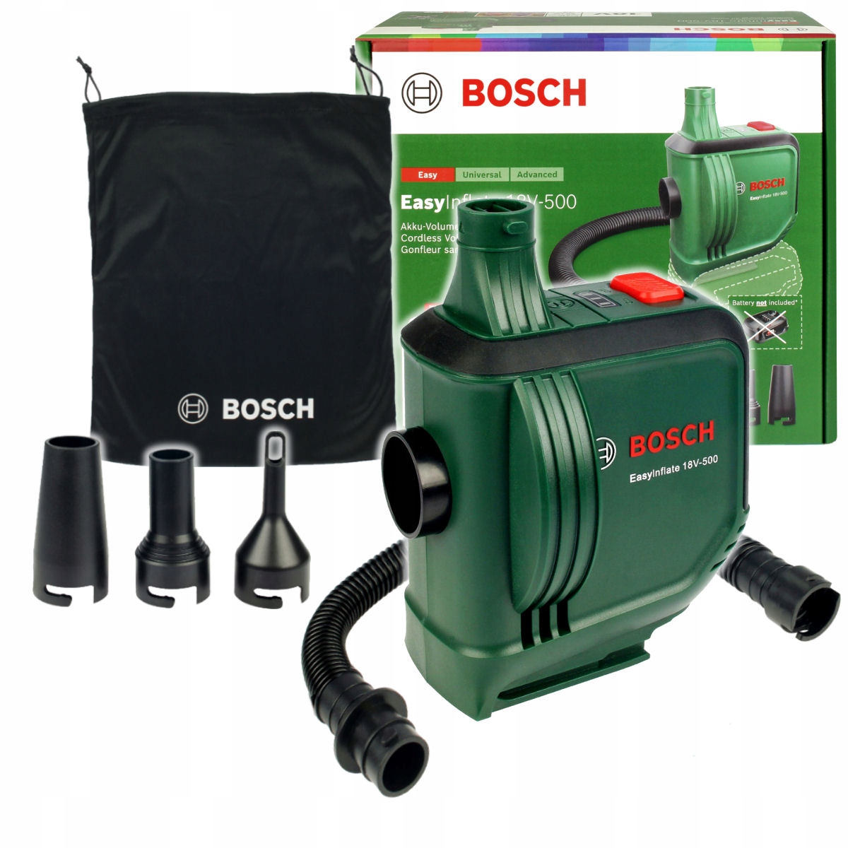 Pompka Kompresor Easyinflate 18V-500 Bosch korpus