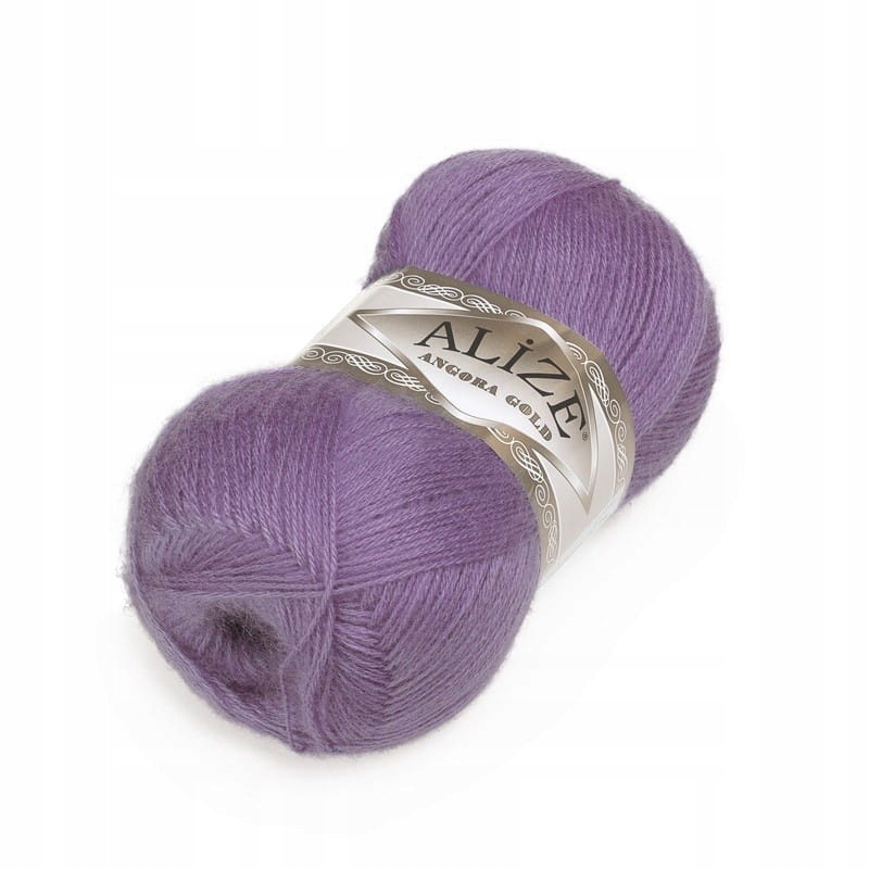 Włóczka Alize Angora Gold nr 312 fioletowy, akryl