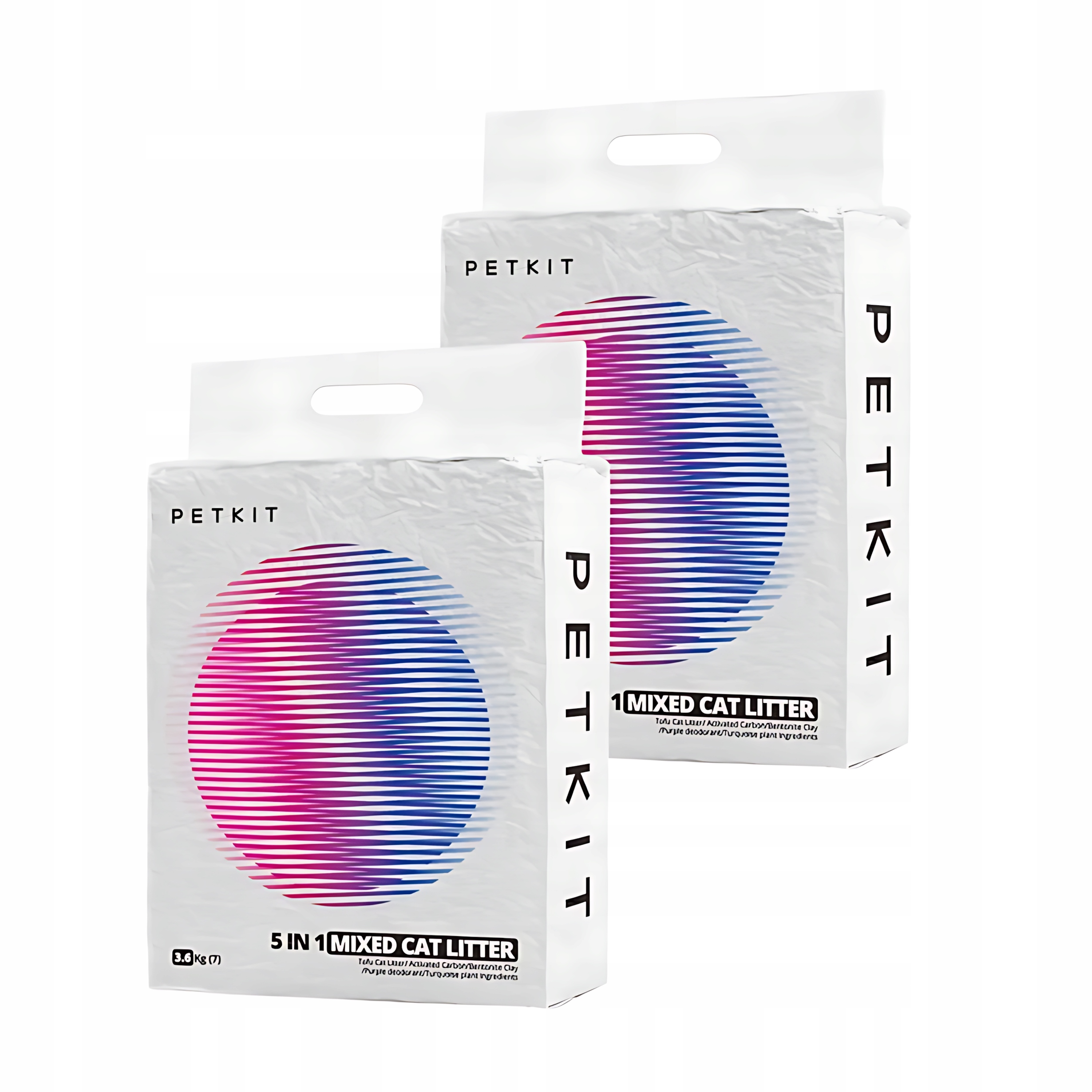 Petkit Mieszany 2x Żwirek Do Kuwety Dla Kota 7l Bezzapachowy 2mm Zbrylający