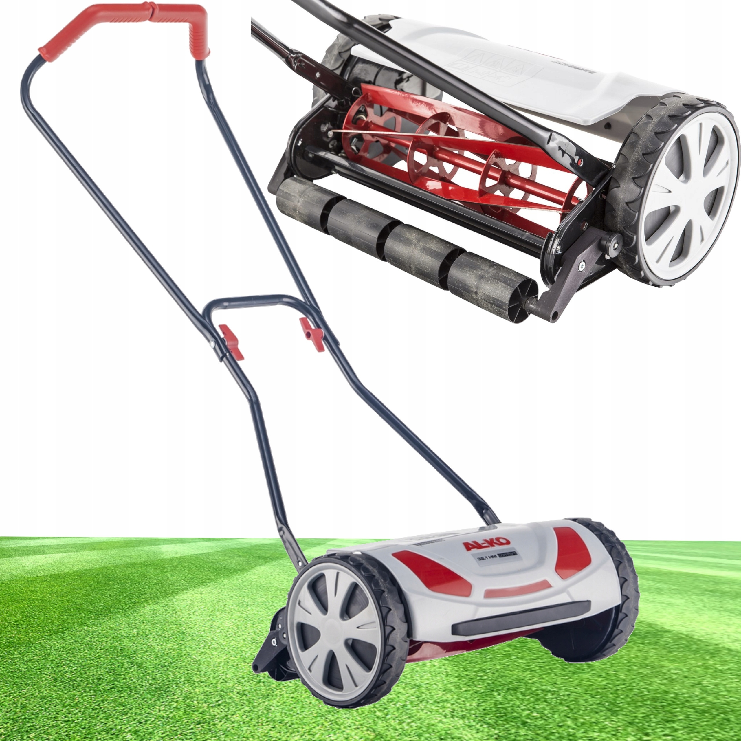 

Kosiarka ręczna Bębnowa Al-ko 38 cm 250 m2 5 Noży