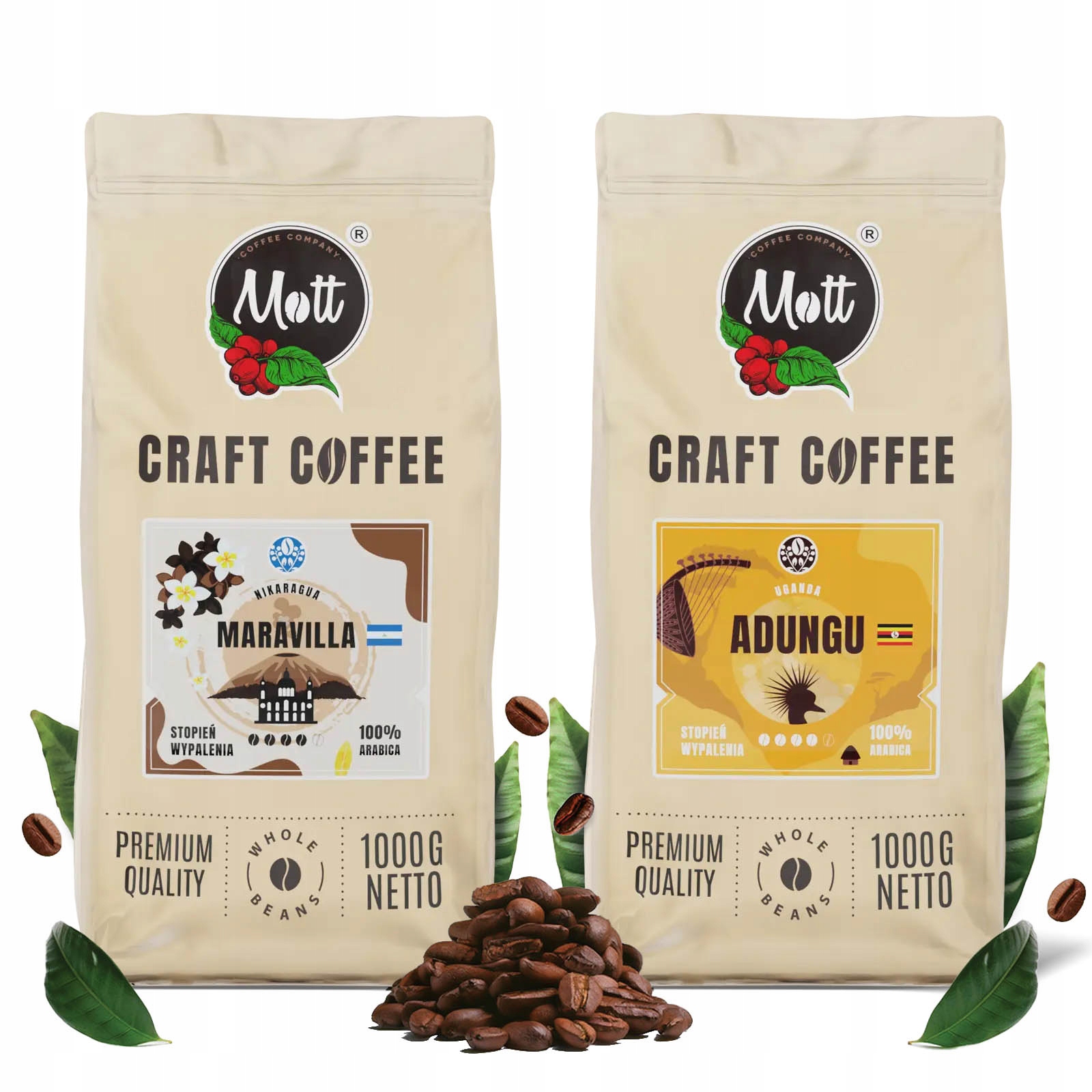 Levně Káva zrnková 2 kg z pražírny sada Maravilla Adungu do kávovaru