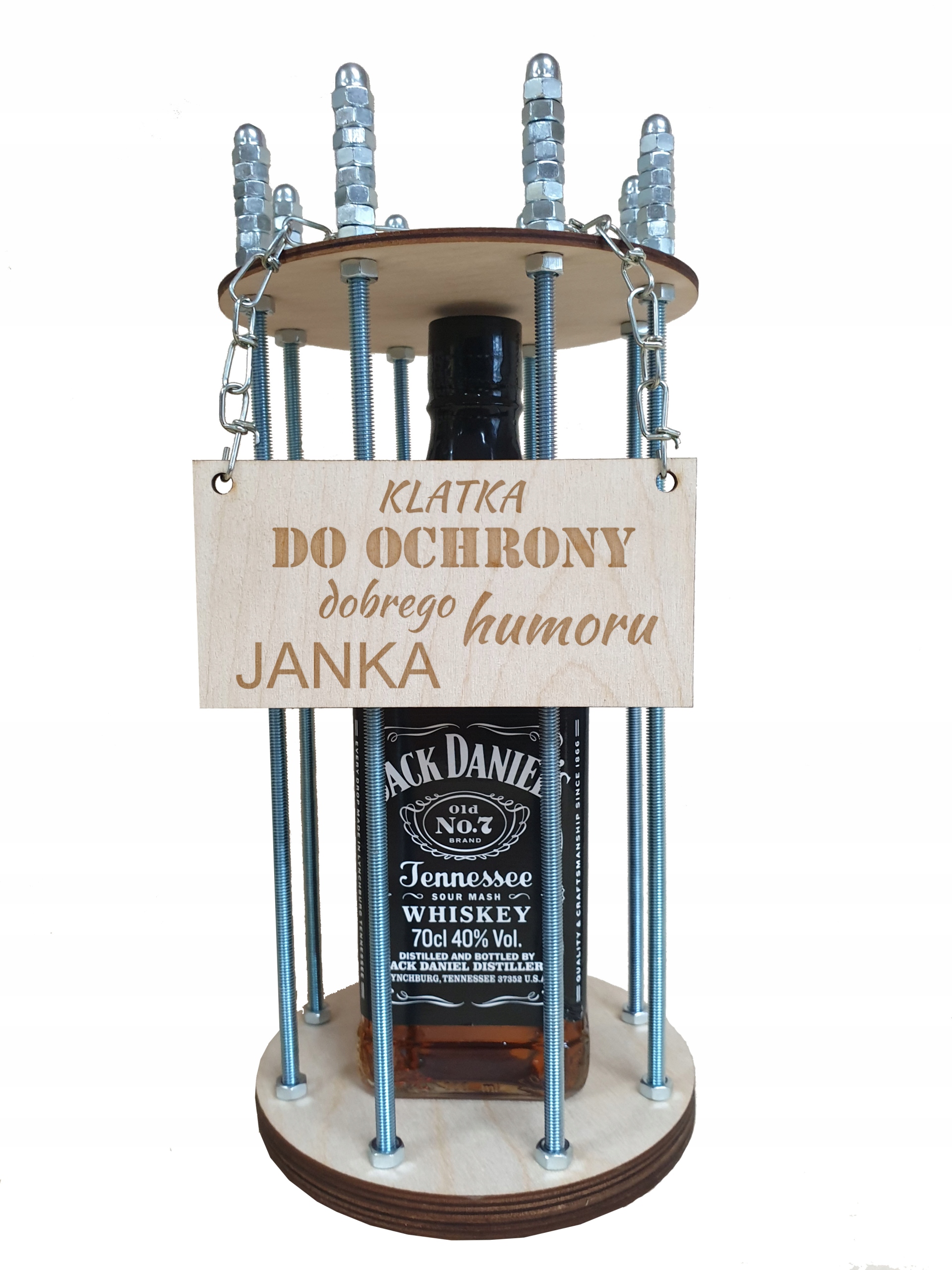 

Klatka na alkohol whisky grawer urodziny