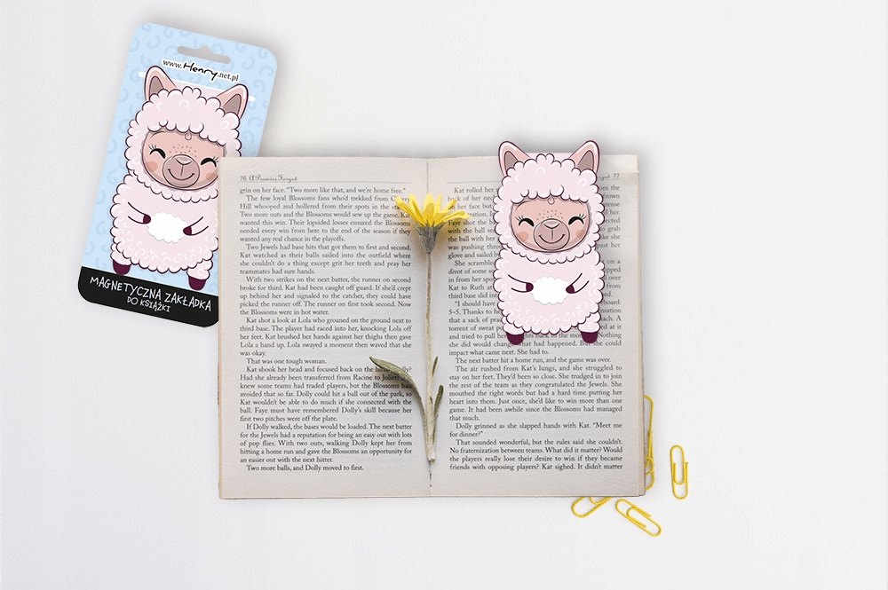 

Zakładka magnetyczna lama