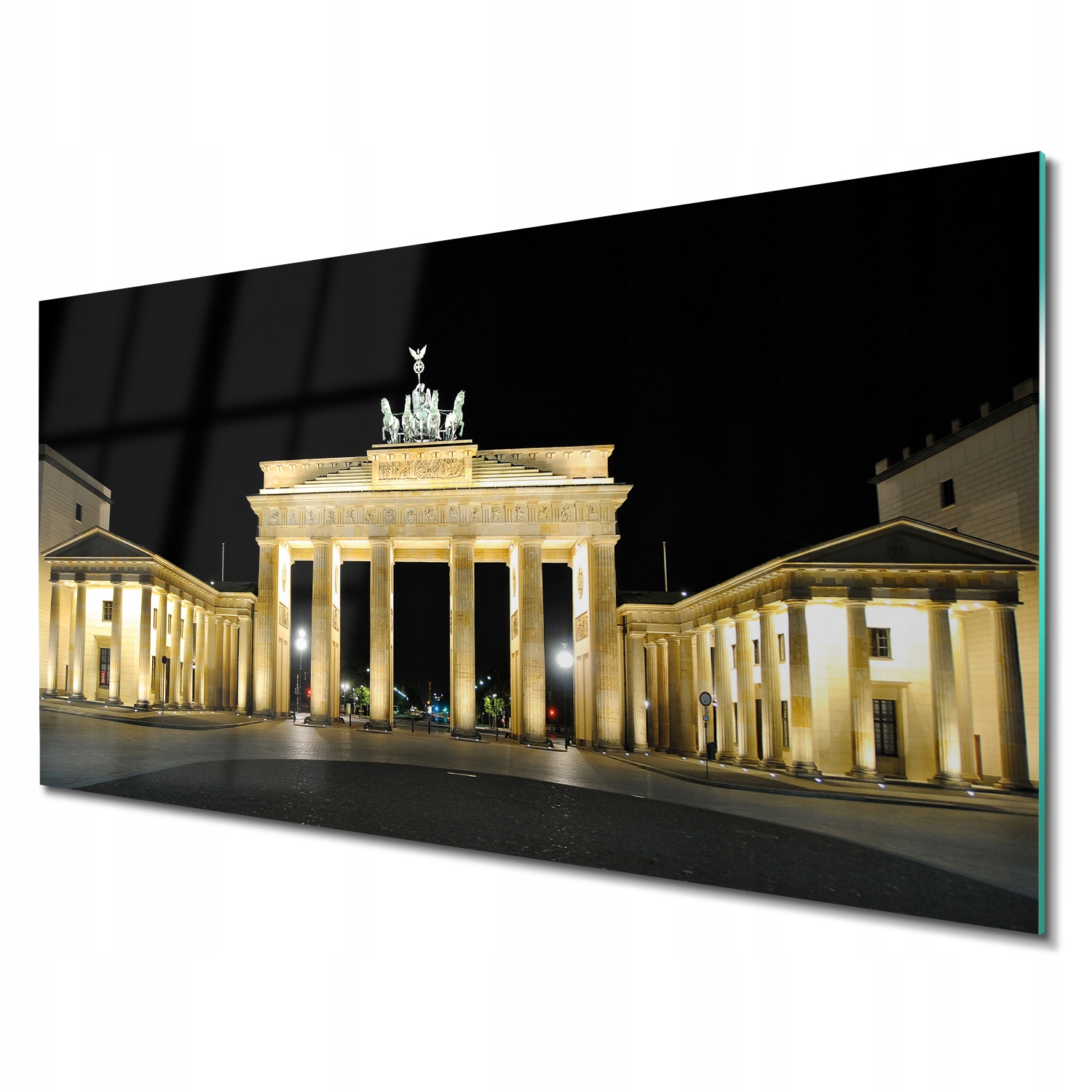 Obraz na skle Brandenburská brána 140x70