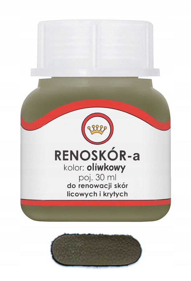 

Renoskór Farba Lakier Do Skóry Oliwkowy