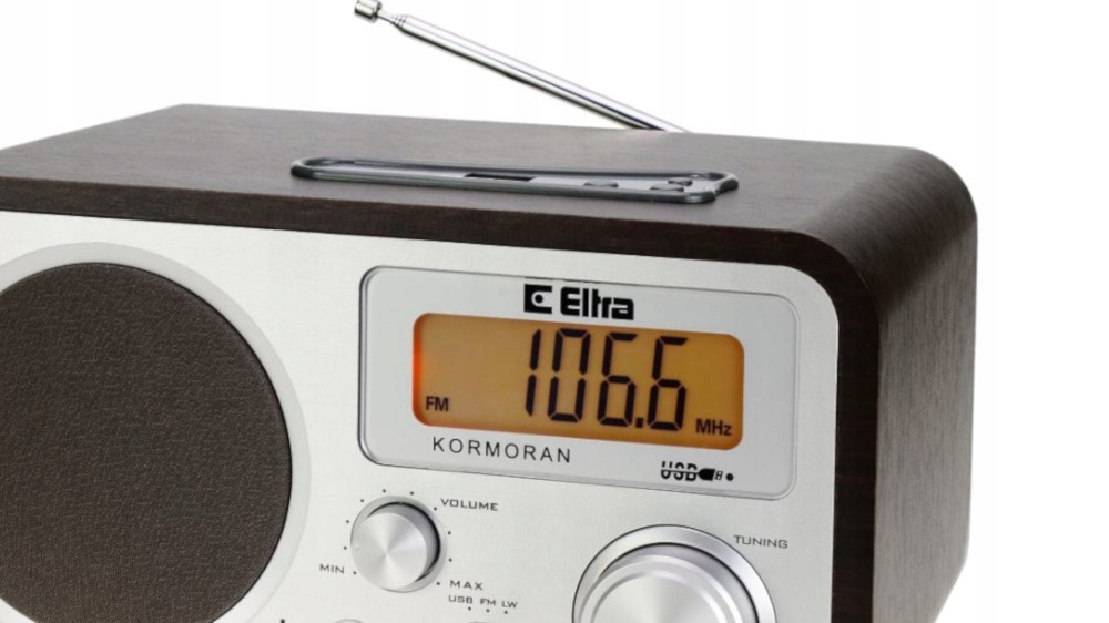 RADIO ELTRA KORMORAN USB FM LCD USB MP3 Kod producenta 5907727027462