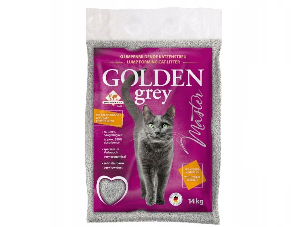 Levně Golden Grey Master stelivo pro kočky 14 kg