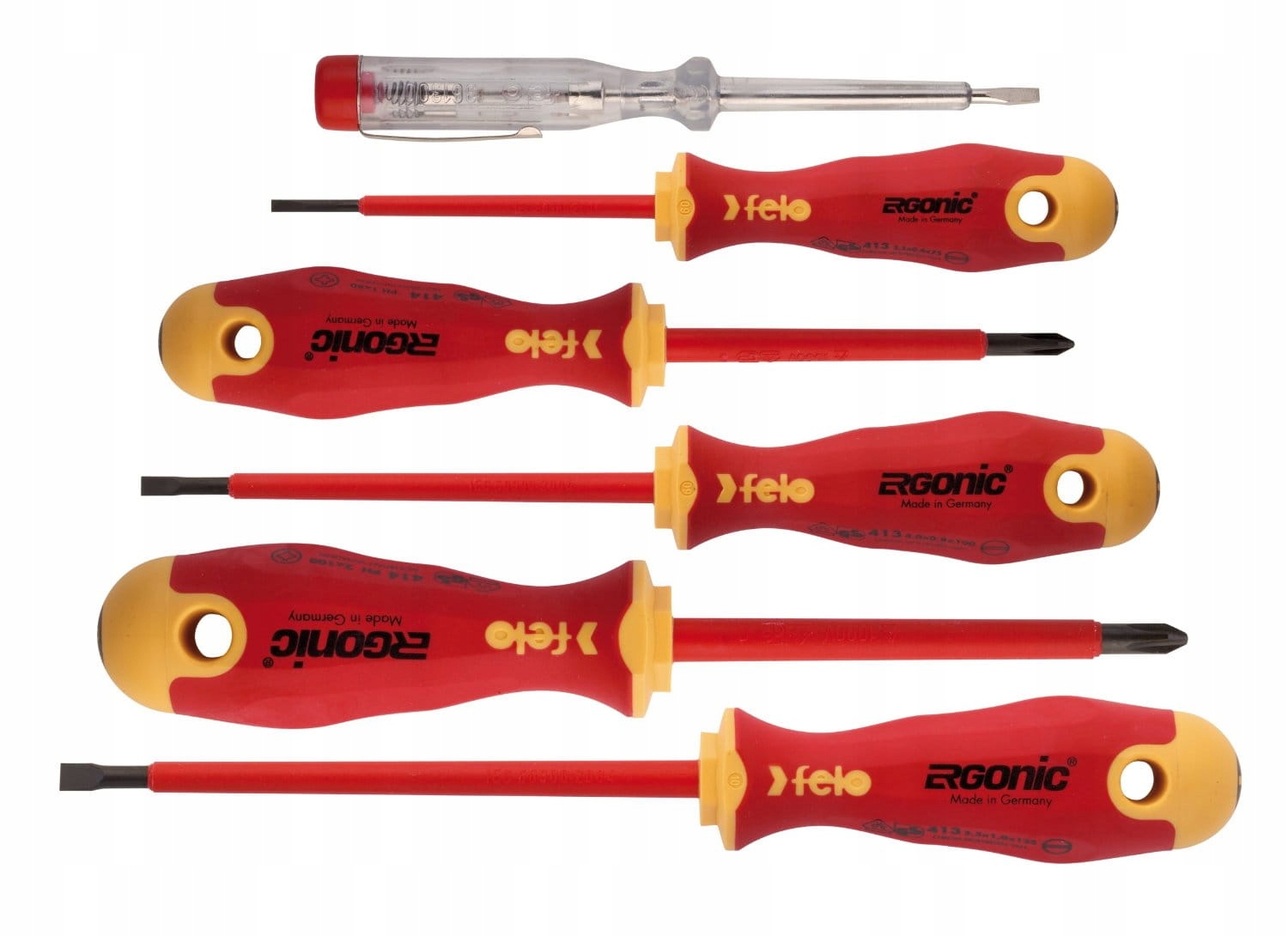 

Felo Wkrętaki izolowane Ergonic 1000V zestaw 5 szt
