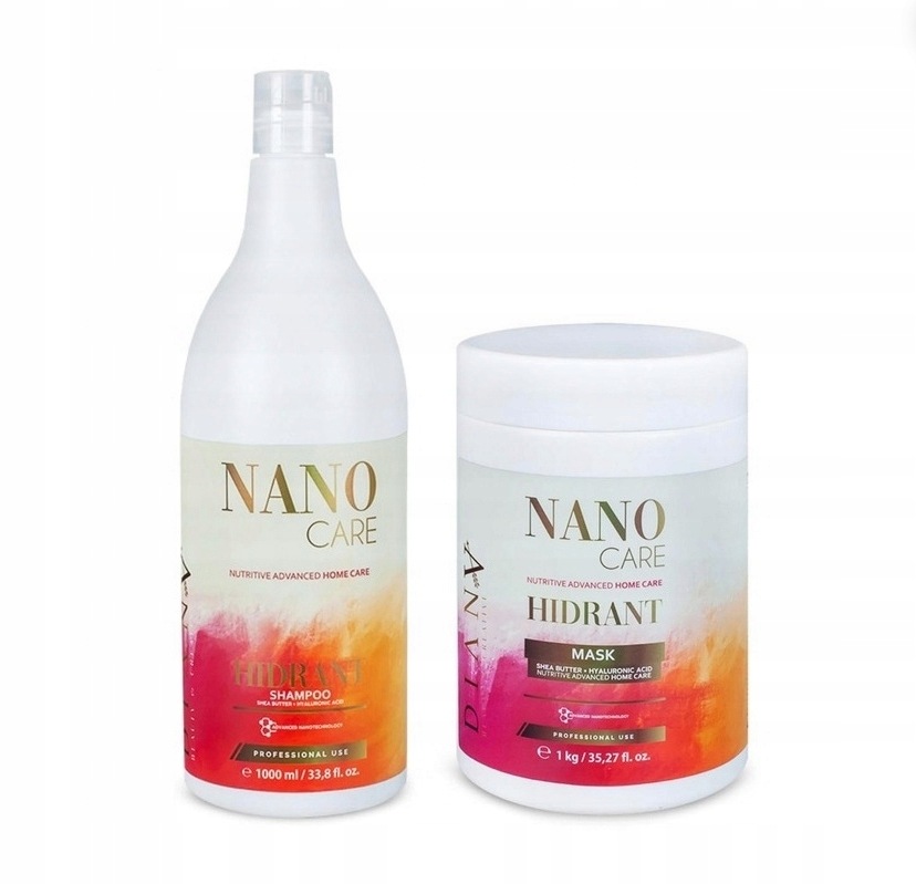 Diana Beauty Nano Care Zestaw Po Nanoplastii, Złote Proteiny 2x 1000ml