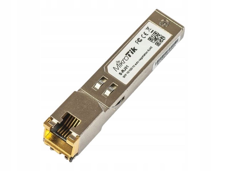 Moduł konwersji Gigabit Ethernet RJ45 SFP MikroTik S-RJ01