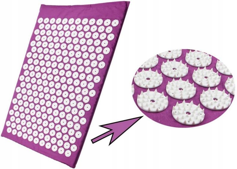 

Mata do akupresury z wypustkami XXL fioletowa