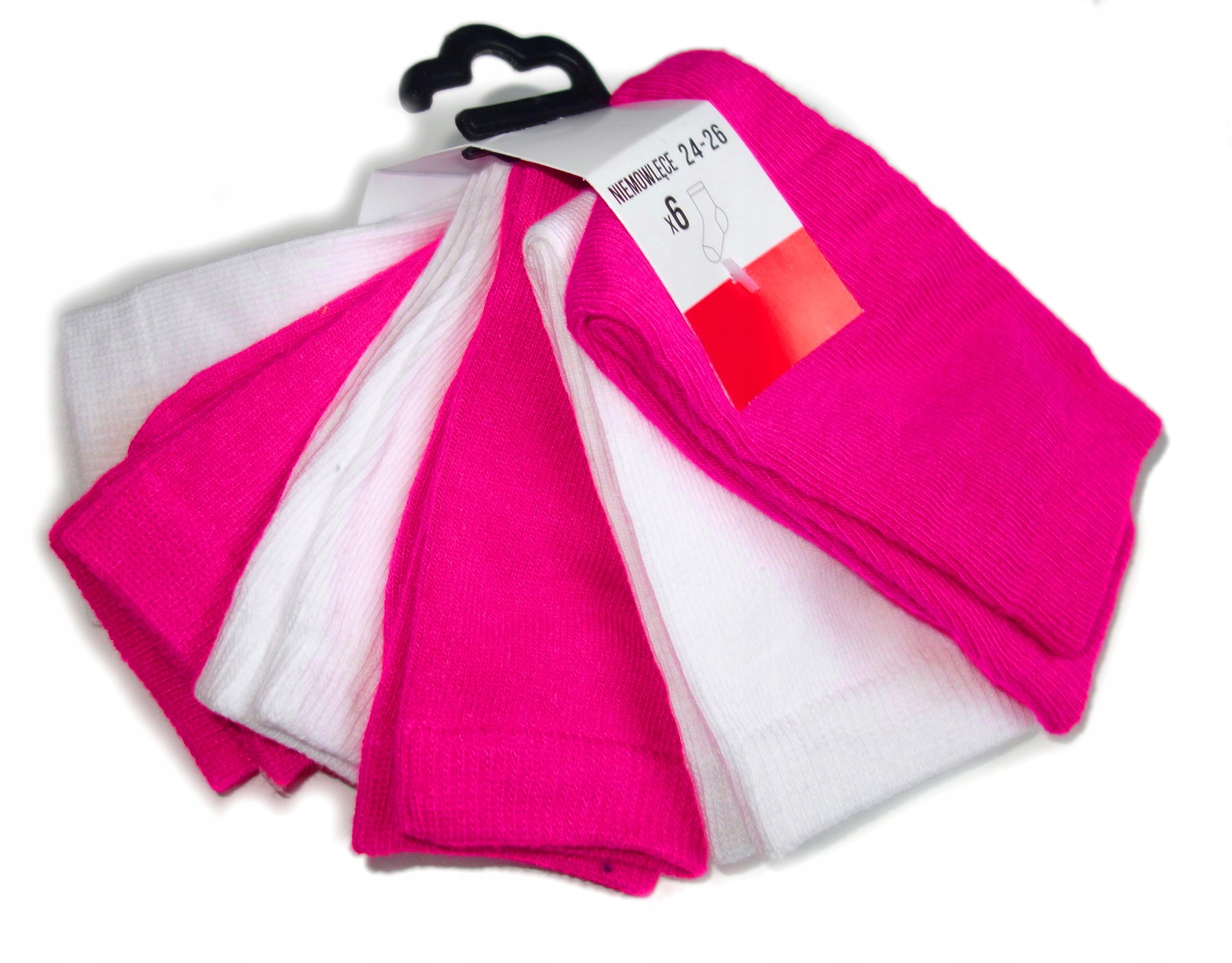 

Skarpety 6 Pack Skarpetki Dziewczęce 24/26