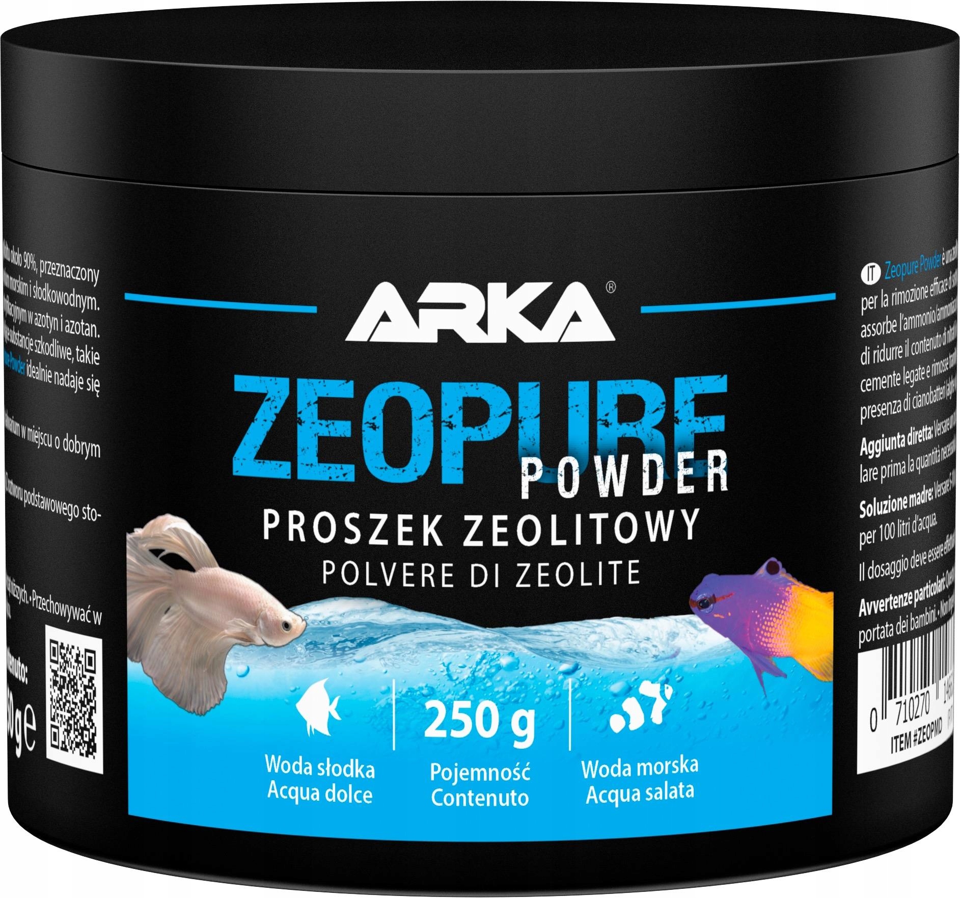 Levně Zeolit V Prášku Do Akvária Filtrační Vložka Zeolitové Peří 500 ML