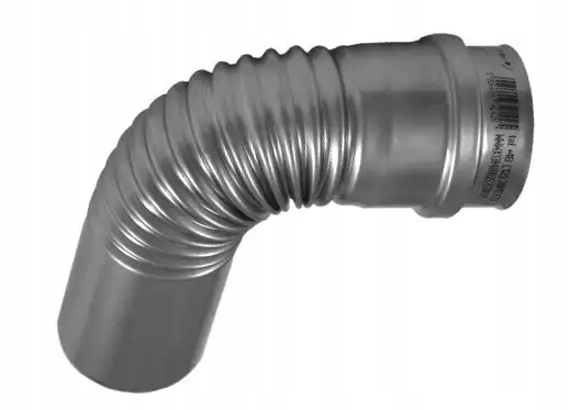 Kk Koleno s těsněním, průměr 250 mm, vložka do komína, plyn turbo, 60 stupňů, kyselina