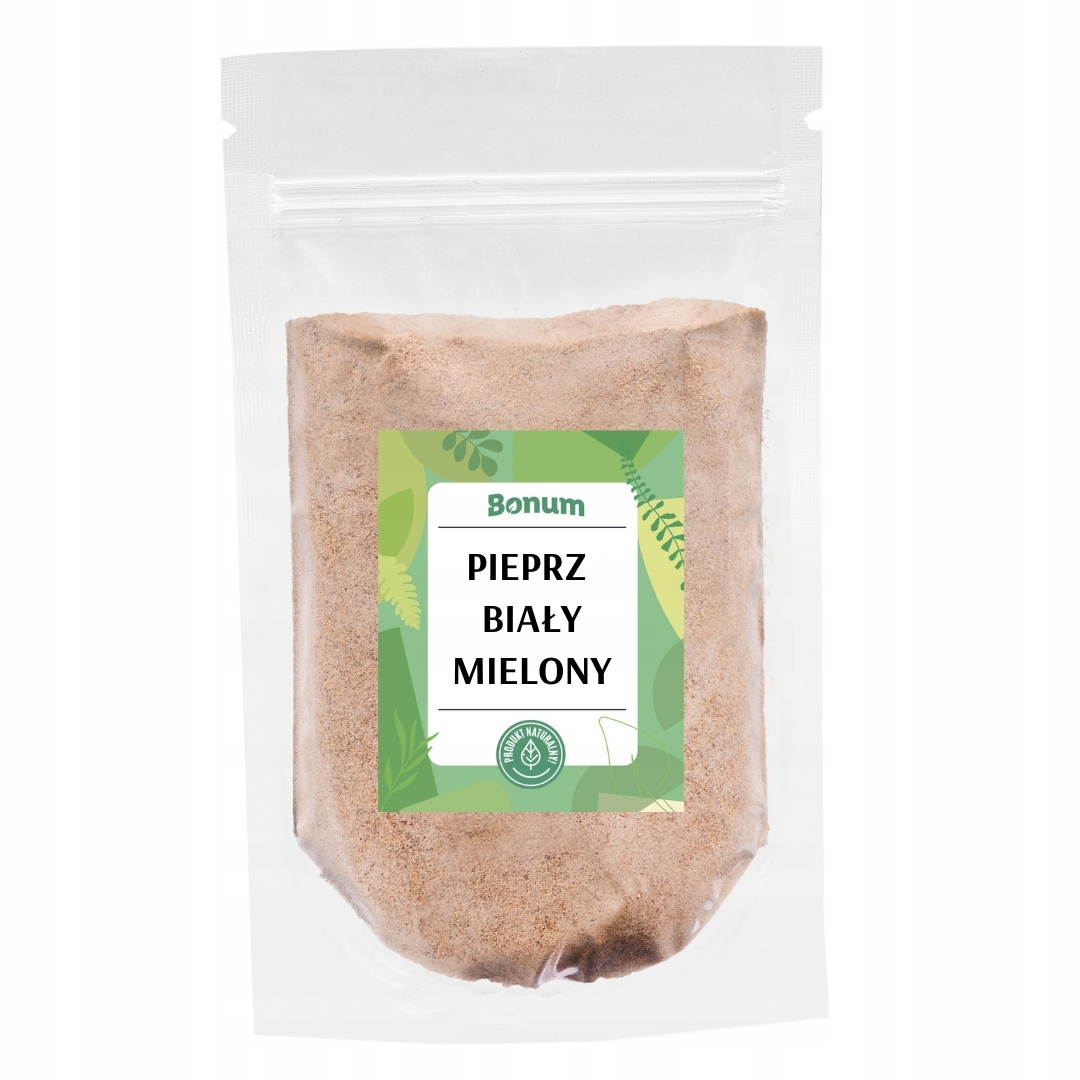 Pepř bílý Aromatické koření Přírodní rybí omáčky 1kg Bonum